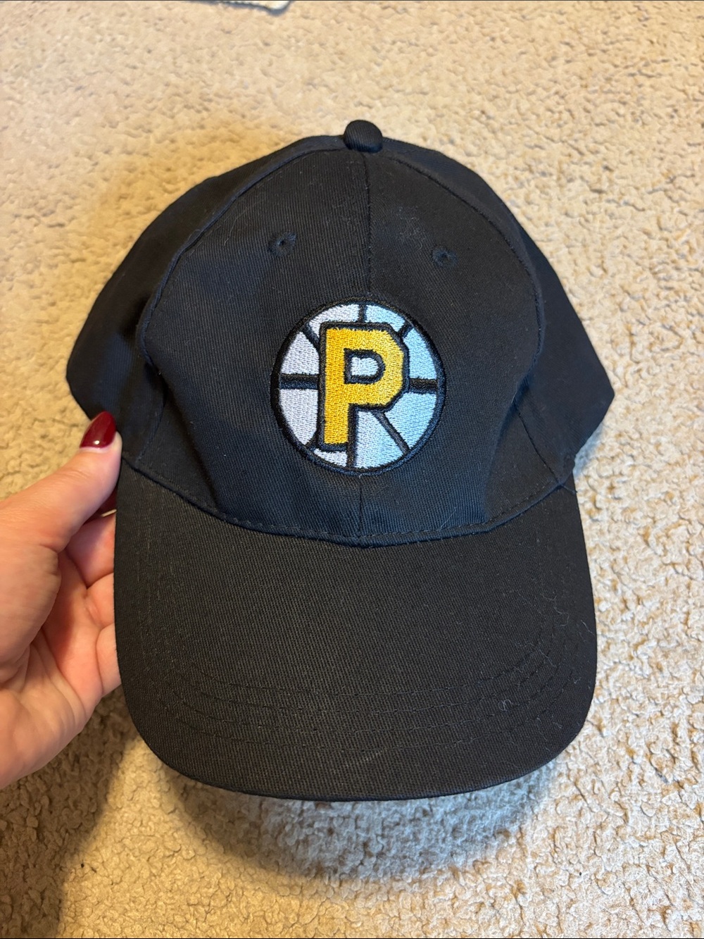 Providence Bruins Kids Black Baseball Cap